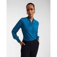 High Neck Knot Front Top
