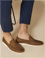 Leather Slip-On Loafers