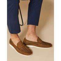 Leather Slip-On Loafers