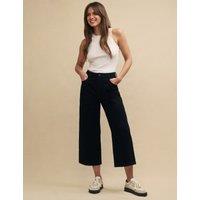 Cropped Wide Leg Jeans