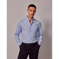 Hawes & Curtis Pure Cotton Oxford Shirt Light Blue