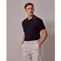 Pure Cotton Tipped Polo Shirt