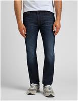 Lee Straight Fit Daren 5 Pocket Stretch Jeans Blue Denim