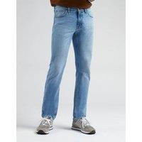 Straight Fit 5 Pocket Stretch Jeans
