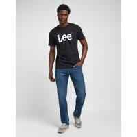 Lee Straight Fit Denim 5 Pocket Jeans Blue Denim