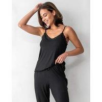Pour Moi Sofa Loves Lace Hidden Support Camisole Black