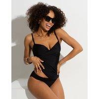 Free Spirit Wired Padded V-Neck Tankini Top