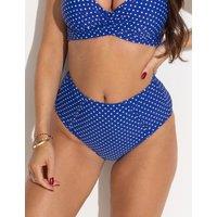 Sicily Polka Dot High Waisted Bikini Bottoms