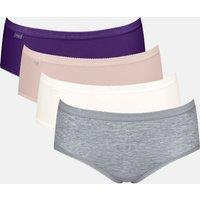 4pk Basic+ Midi Cotton Rich Knickers