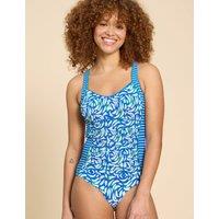 Printed Padded V-Neck Swimsuit