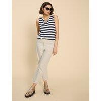 Charlie Mid Rise Straight Leg Cropped Jeans