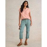 Pure Cotton Crew Neck Shirt