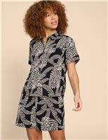 Pure Cotton Printed Collared Shirt