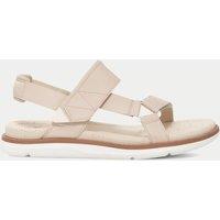 Madera Leather Flat Slingback Sandals