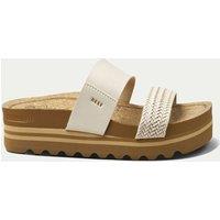 REEF Cushion Vista Hi Flatform Sandals Cream