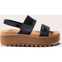 REEF Water Vista Ankle Strap Flatform Sandals Black