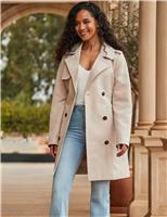 Double Breasted Longline Trench Coat