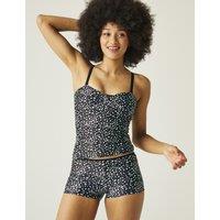 Aceana Printed Padded Scoop Neck Tankini Top