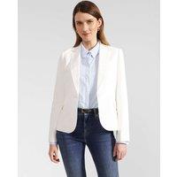 HOBBS Pure Linen Single Breasted Blazer Ivory