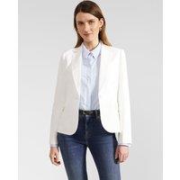 HOBBS Pure Linen Single Breasted Blazer Ivory