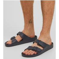 JACK & JONES Slip-On Sandals Black