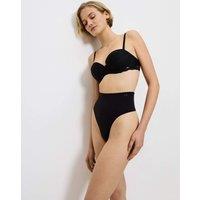 Triumph Soft Sculpt Bandeau High Rise Tummy Control Shaping Thong Black