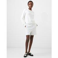 French Connection Pinstripe Shorts White Mix
