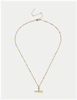 Autograph Waterproof T-Bar Necklace