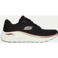 Skechers Arch Wide Fit 2.0 Glow The Distance Trainers Black Mix
