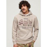 Cotton Rich Vintage Logo Hoodie