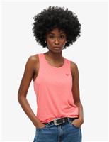 Superdry & Co Cotton Rich Scoop Neck cami top Pink