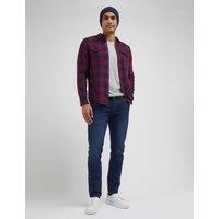 Lee Regular Fit Daren 5 Pocket Jeans Dark Blue Denim