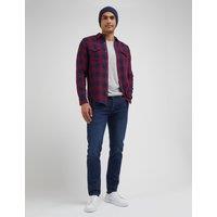 Lee Regular Fit Daren 5 Pocket Jeans Dark Blue Denim