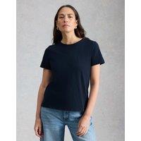 White Stuff Pure Cotton T-Shirt Navy