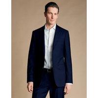 Charles Tyrwhitt Merino Wool Rich Blazer Dark Navy