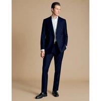 Charles Tyrwhitt Italian Wool Rich Slim Fit Suit Jacket Dark Navy