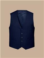 Charles Tyrwhitt Wool Rich Waistcoat Dark Navy