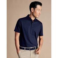 Cotton Rich Geometric Polo Shirt
