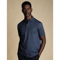 Cotton Rich Pattern Polo Shirt