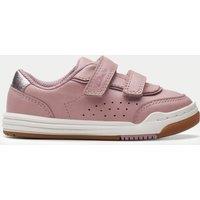 Kids Leather Riptape Trainers (4 Small - 6.5 Small)