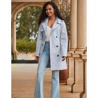 Belted Double Breasted Longline Trench Coat