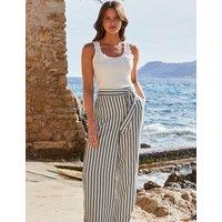 Striped Wide Leg Trousers