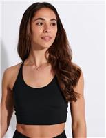 Girlfriend Collective Cleo Non Wired Sports Bra Black