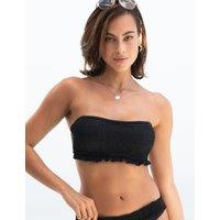 Pour Moi Free Spirit Strapless Underwired Top (C-G) Black