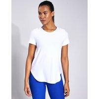 Beyond Yoga Featherweight On The Down Low T-Shirt White