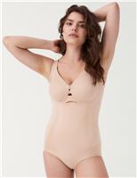 Oncore Firm Control Open-Bust Panty Bodysuit