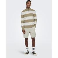ONLY & SONS Elasticated Waist Shorts Beige