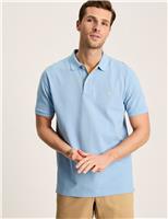 Joules Pure Cotton Polo Shirt Blue