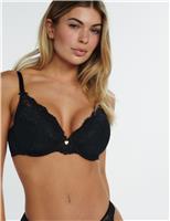 Amber Lace Wired Plunge Bra (B-G)