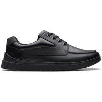Clarks Kids' Leather Trainers (3 Large - 8 Large) Black